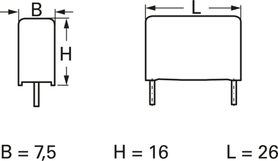 F872DI104M480Z Kemet Folienkondensatoren Bild 2