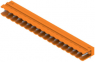 Stiftleiste, 18-polig, RM 5 mm, abgewinkelt, orange, 1571280000