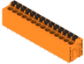 Leiterplattenklemme, 14-polig, RM 5 mm, 0,12-2,5 mm², 20 A, Federklemmanschluss, orange, 1330310000