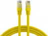 Patchkabel, RJ45-Stecker, gerade auf RJ45-Stecker, gerade, Cat 6A, U/UTP, PVC, 0.25 m, gelb