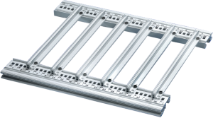 Führungsschiene Typ Zubehör, für schwere Leiterkarten, Alu, 280mm, Nutbreite 2mm, silber, 10St.