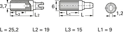 5214 ROT Piher Zubehör für Knöpfe Bild 2