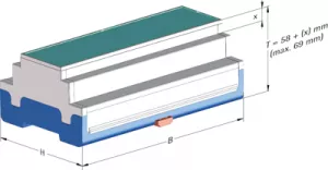 449-340-40 apra DIN-Schienen-Gehäuse