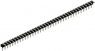 Stiftleiste, 36-polig, RM 2.54 mm, abgewinkelt, schwarz, 10058843