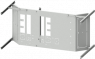 SIVACON S4 Montageplatte 3VL5 bis 630A, 4-polig Festeinbau Stecktechnik durch, 8PQ60006BA50