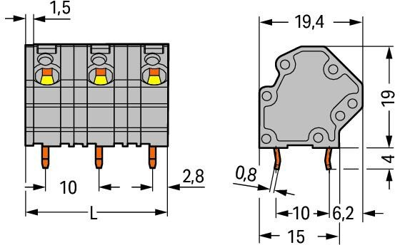 745-3202 WAGO PCB Terminal Blocks Image 2