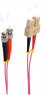 LWL-Duplex-Patchkabel, SC auf ST, 1 m, OM4, Multimode 50/125 µm