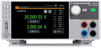 NGL201-P Rohde & Schwarz Labornetzteile und Lasten Bild 2