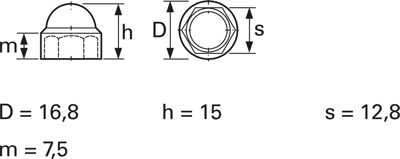 10412053 ESSENTRA COMPONENTS Muttern, Scheiben, Ringe