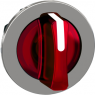 Frontelement, beleuchtbar, rastend, Bund rund, rot, 3 x 45°, Einbau-Ø 30.5 mm, ZB4FK1343