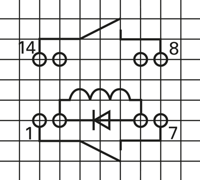 DIP12-2A72-21D Standex Electronics Reedrelais Bild 2