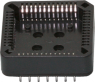 Chip-Fassung, 28-polig, RM 2.54 mm , CuSn-Legierung für PLCC