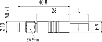 77 3705 0000 50003-0200 binder Sensor-Aktor Kabel Bild 2