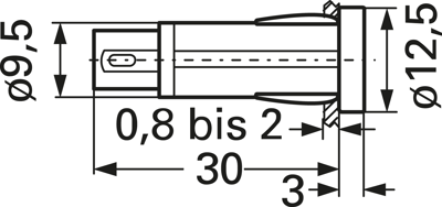 1.69.507.105/1601 RAFI Signal Lamps, Indicators, Arrays Image 2