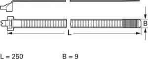 131-12520 HellermannTyton Cable Ties