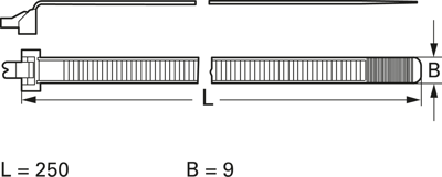 131-12520 HellermannTyton Cable Ties