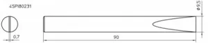 SPI80231 Weller Lötspitzen, Entlötspitzen und Heißluftdüsen