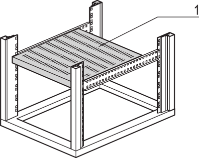 22117-854 SCHROFF Accessories for Enclosures