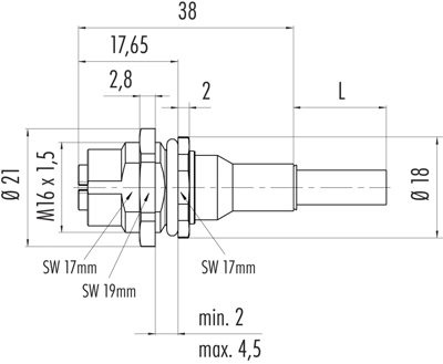 70 3784 706 08 binder Sensor-Aktor Kabel Bild 2