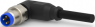 Sensor-Aktor Kabel, M8-Kabelstecker, abgewinkelt auf offenes Ende, 3-polig, 1.5 m, PVC, schwarz, 4 A, 1-2273008-1
