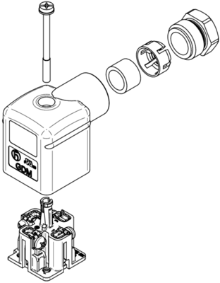 931236106 Hirschmann Automation and Control DIN Valve Connectors Image 2