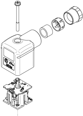 934888531 Hirschmann Automation and Control DIN Valve Connectors Image 2