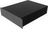 Aluminium Gehäuse, (L x B x H) 559 x 422 x 133 mm, schwarz (RAL 9005), IP32, RM3U1922SBK