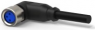 Sensor-Aktor Kabel, M8-Kabeldose, abgewinkelt auf offenes Ende, 4-polig, 1.5 m, PVC, schwarz, 4 A, 1-2273011-1