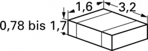 C1206C102KDRAC7800 Kemet Ceramic Capacitors