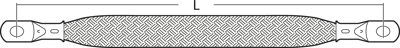 TBL-10.0-200-M8 IS-Cabletec Erdungsbänder Bild 2