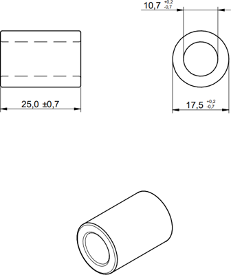 74270093 Würth Elektronik eiSos Ferrit-Kabelkerne Bild 2