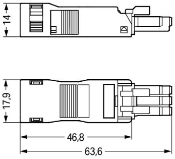 890-123 WAGO Gerätesteckverbinder Bild 2