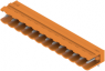 Stiftleiste, 13-polig, RM 5 mm, abgewinkelt, orange, 1571230000
