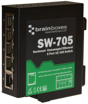 SW-705 BRAINBOXES ETHERNET-Switches Bild 5