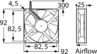 ASFP94391 Panasonic Axiallüfter Bild 2