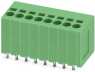 Leiterplattenklemme, 8-polig, RM 3.5 mm, 0,2-1,5 mm², 17.5 A, Federklemmanschluss, grün, 1990915