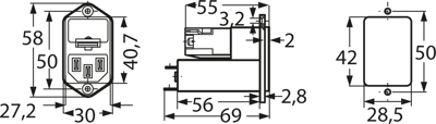 4303.5003 SCHURTER Entstörfilter Bild 2