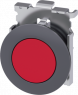 Drucktaster, unbeleuchtet, rastend, Bund rund, rot, Einbau-Ø 30.5 mm, 3SU1060-0JA20-0AA0