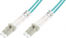 LWL-Duplex-Patchkabel, LC auf LC, 1 m, OM3, Multimode 50/125 µm