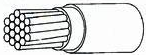 PVDF-Schaltlitze, Spec 44, 1,3 mm², AWG 16, schwarz, Außen-Ø 1,83 mm