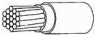 PVDF-Schaltlitze, Spec 44, 0,13 mm², AWG 26, schwarz, Außen-Ø 0,86 mm