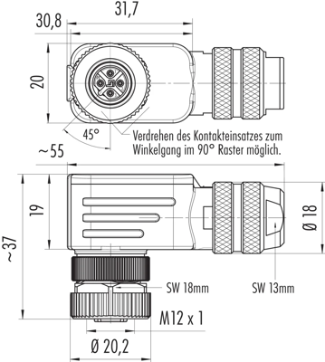 99 1430 820 04 binder Sensor-Aktor Rundsteckverbinder Bild 2