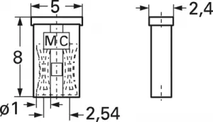 24.0053-23 Stäubli Electrical Connectors Kurzschlussstecker