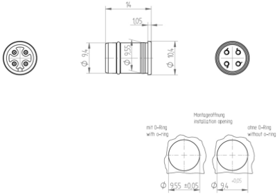 934636874 Lumberg Automation Sensor-Aktor Rundsteckverbinder