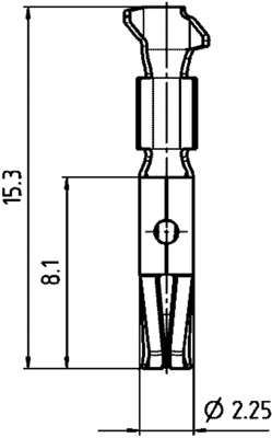 61 0798 085 00 binder Crimp Contacts Image 2