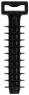 Kabelbinder, Kunststoff, (L x B) 10 x 43.5 mm, schwarz, -40 bis 100 °C