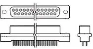 207827-4 AMP D-Sub Steckverbinder