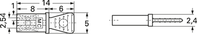 24.0052-23 Stäubli Electrical Connectors Kurzschlussstecker