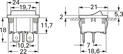 1802.1221 Marquardt Rocker Switches Image 2