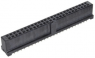Federleiste, 50-polig, RM 2.54 mm, gerade, schwarz, 09195507824